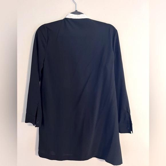 Zara ruffle shirt dress excellent condition size M - Picture 4 of 6